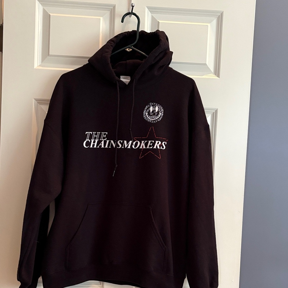 Chainsmokers Concert Sweatshirt Black Hoodie electronic dance music